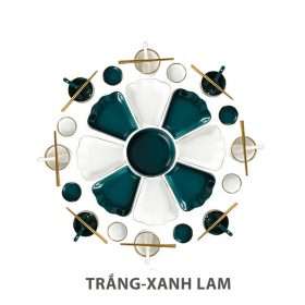 Trắng-Xanh Lam