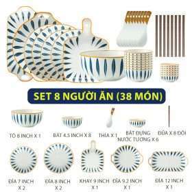 Set 8 Người Ăn (38 Món)