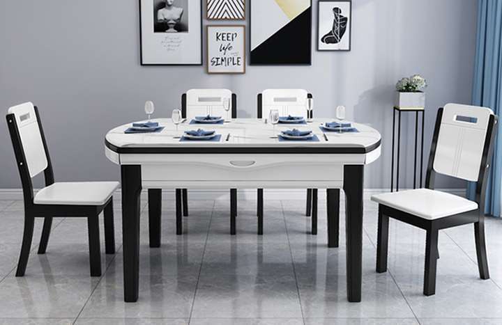 Bộ Ray Bàn Ăn Tròn Mở Rộng 2 Bên PK29