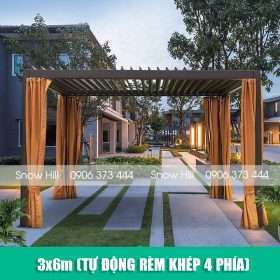 3x6m (TỰ ĐỘNG RÈM KHÉP 4 PHÍA)