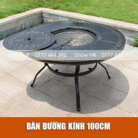 Bàn đường kính 100cm