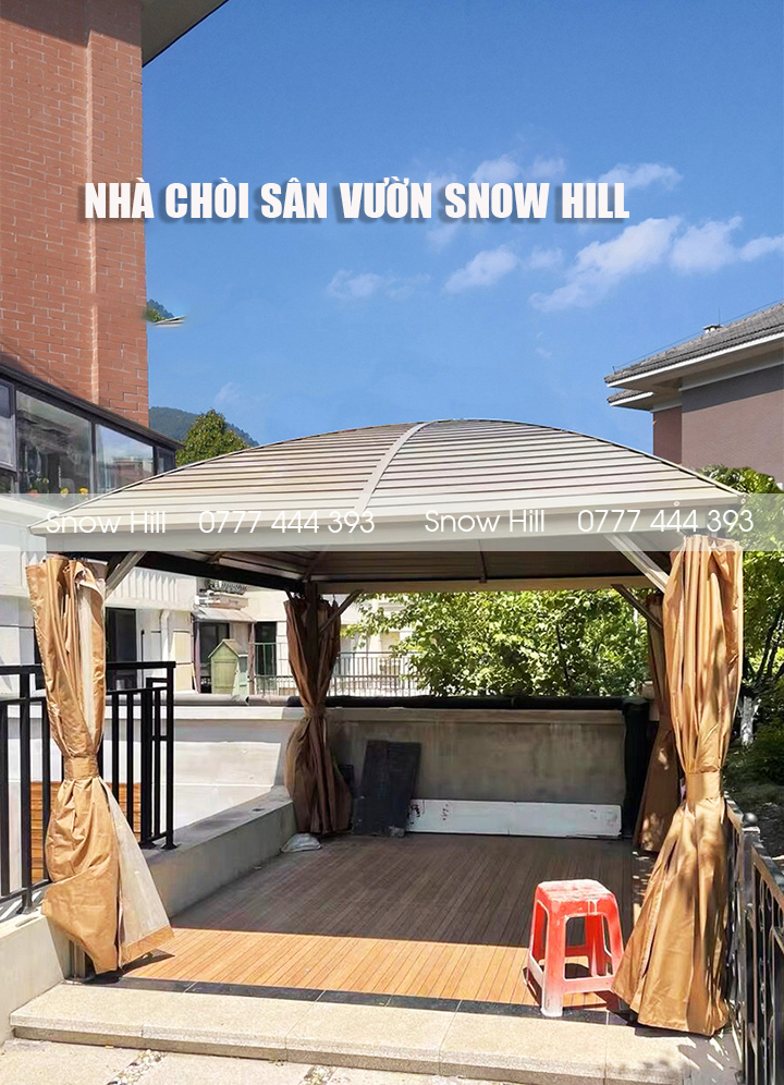 Nhà Chòi Sân Vườn Trần Vòng Cung Snow Hill NCS05